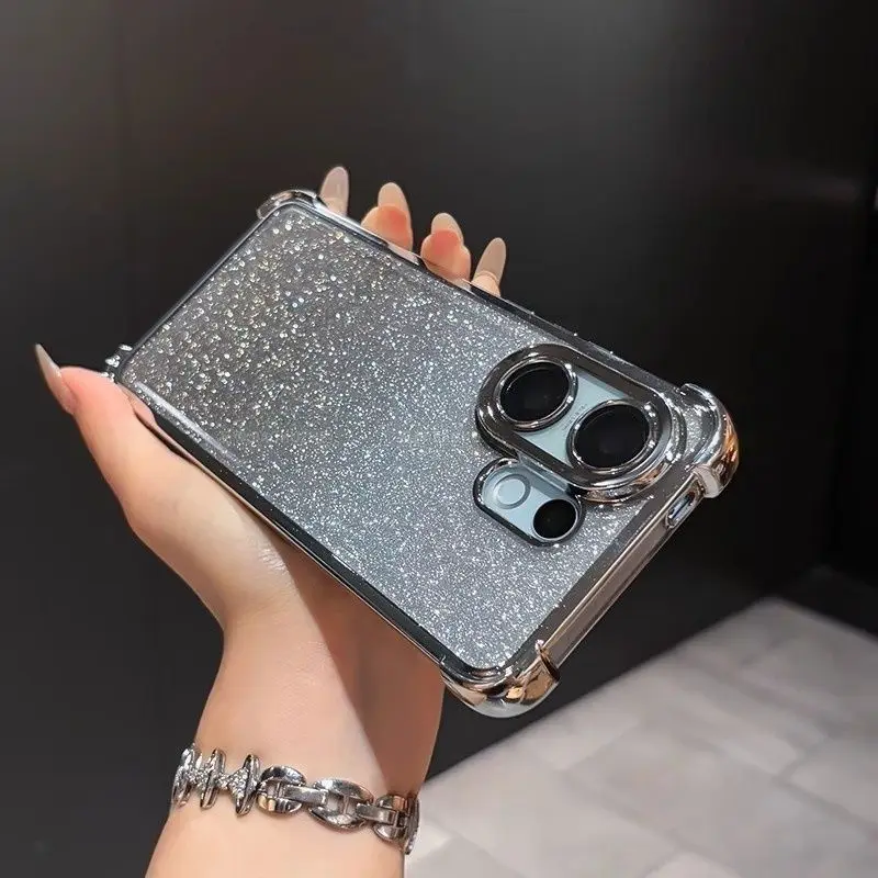 Fashion Glitter Shockproof Phone Case with Coner-Airbag Protection