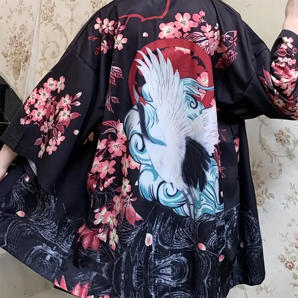 Japanese Kimono Clothes Japanese Traditional Summer Women's Sun Protection Cardigan Mori Fashion Print Soft And Comfortable