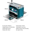 220V Household Woodwork Press Planer Machine Electric Planer Woodworking Power Tool Automatic Wood Planer 3