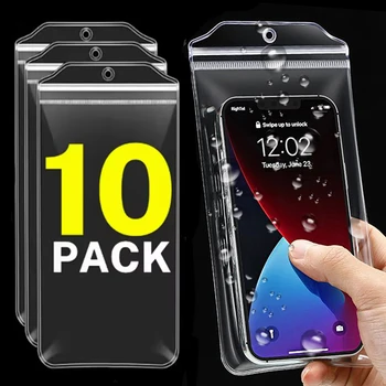 Transparent Phone Bag Waterproof Phones Pouch Bag Universal Underwater Summer Swimming Waterproof Case for IPhone Samsung Xiaomi 1