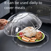 Couverture de micro-ondes résistante à la chaleur, protection anti-éclaboussures pour four et cuisinière, compatible lave-vaisselle, facile à nettoyer, indispensable pour la cuisine 5