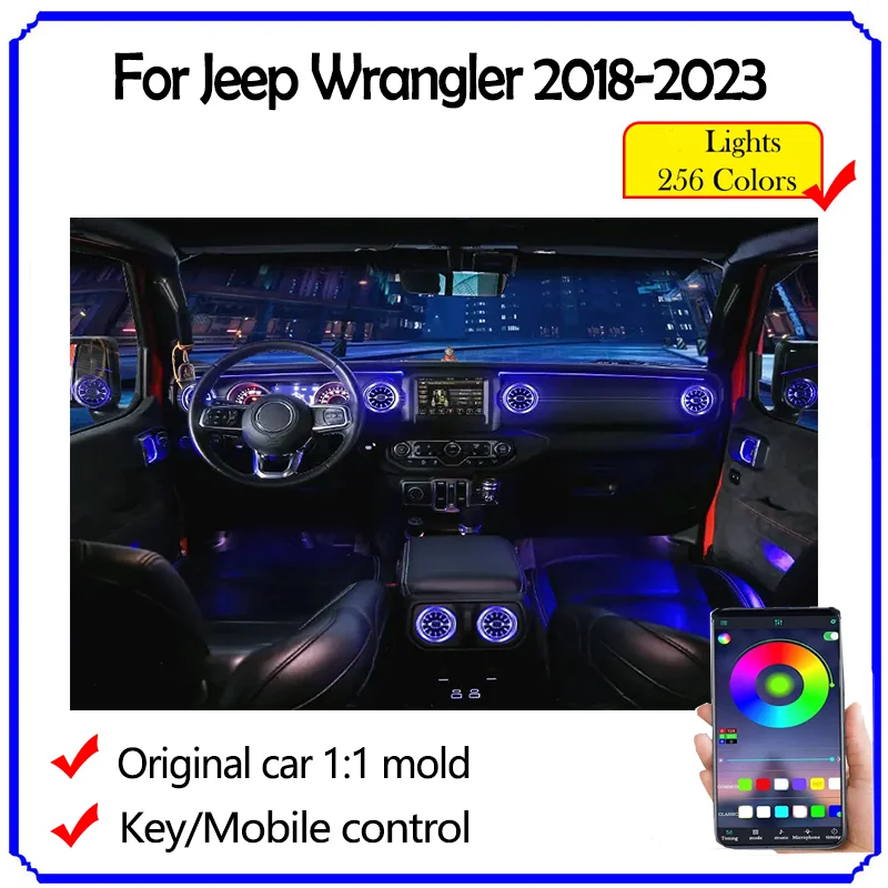 GialulimnLEDAmbientLightForJeepWranglerJLgladiator20182023