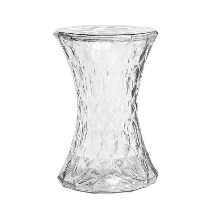 

Nordic Acrylic Low Stool Designer Chair Creative Shoe Stool Plastic Transparent Stool Net Red Crystal