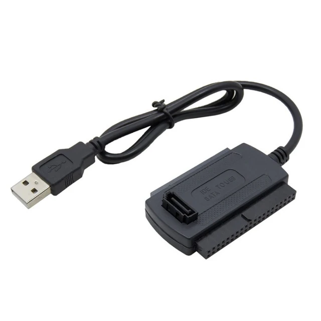 Cable Adaptador De Convertidor De Unidad IDE, USB 2,0 A 2,5 3,5 SATA PATA  Para Unidad De Disco Duro HDD - AliExpress