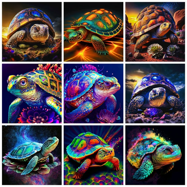 Sea Turtle 5D DIY AB Diamond Painting Mosaic Embroidery Ocean Animals Cross  Stitch Handmade Craft Rhinestones Home Decor Gift - AliExpress