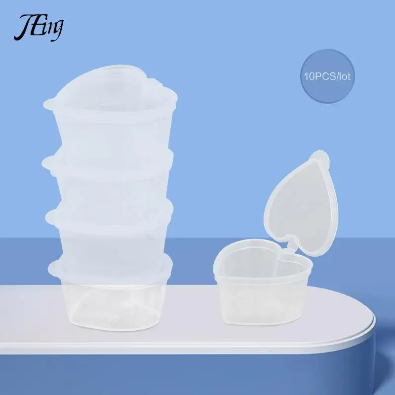 12Pcs New Plastic Color Plasticine Clear Slime Containers DIY Clay Printing  Craft Storage Containers Organizer Box with Lids - AliExpress