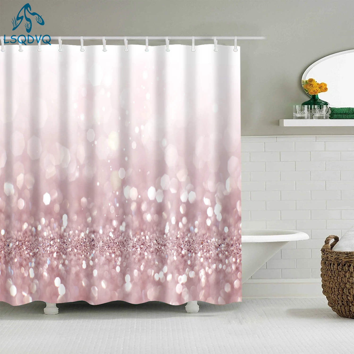 mandala flower geometric moon and sun shower curtains bathroom curtain frabic waterproof polyester bath curtain with hooks shower curtains