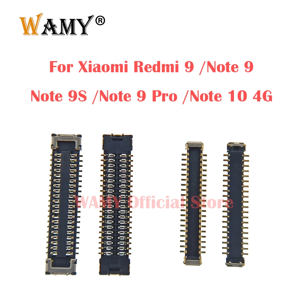 2-5Pcs 40Pin Display Lcd Connettore Fpc Su Scheda Madre/Cavo Per Xiaomi Redmi 9/ Note 9/ Note 9 Pro/ Note 9S/ Note 9 Pro 5G