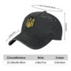 Zelensky Yellow Trident Ukrainian President Baseball Cap Unisex Style Distressed Denim Snapback Cap Ukraine Flag Caps Hat 4