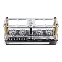 - Fluorescent 225 Colors Digital Clock Digital Clock Fluorescent - Glow Tube Nixie Clock High-grade Acrylic Practical 2