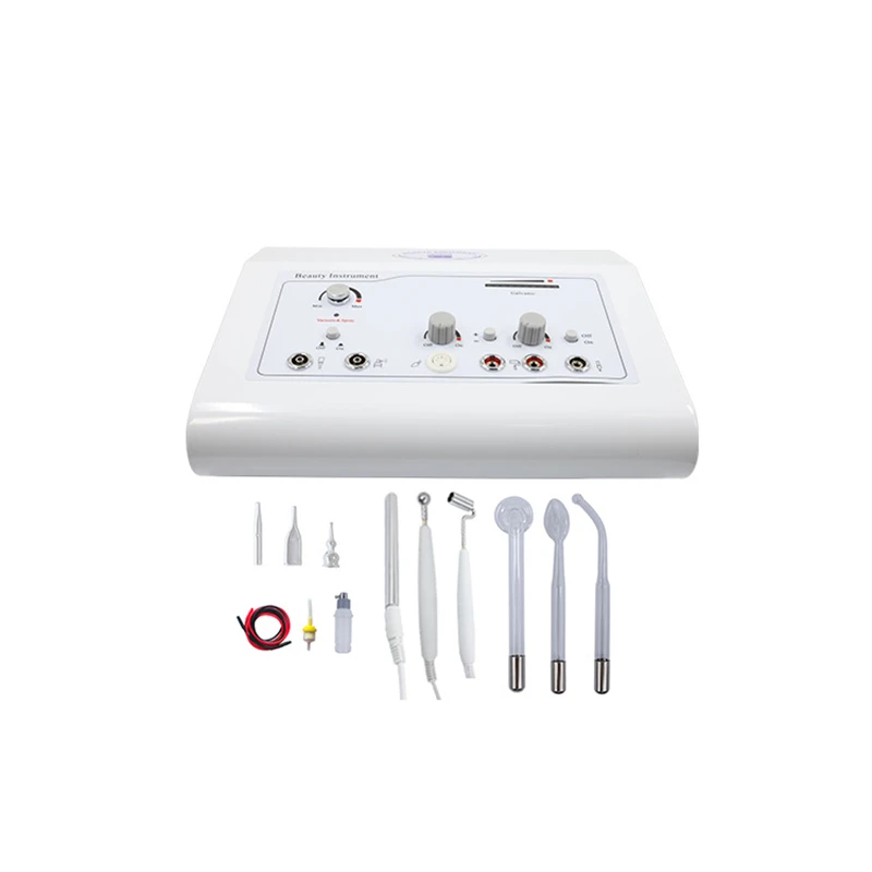 

4 in1 High Frequency Electrode Wand Electrotherapy Glass Tube Acne Spot Remover Home Spa Beauty Facial Therapy Lifting Tool