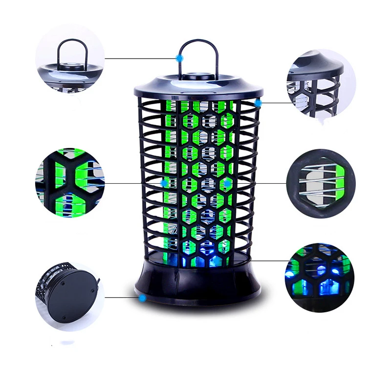 2022 New Mosquito Lamp Bug Zapper Anti Trap Flies USB Muggen Insect Killer LED UV Night Light Electric Repellents Lamps |