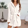 103668-bfc564.jpg Hiver femmes Robe de bain moelleux en peluche pyjamas dames Sexy à capuche Robe de couleur unie chaud peignoir femme vêtements de détente