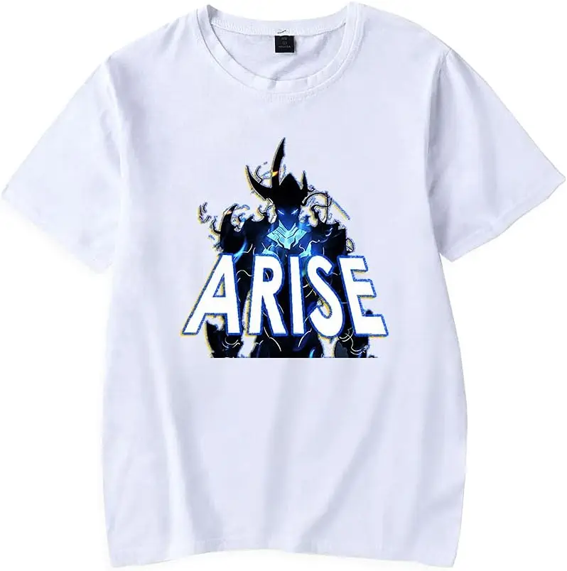 

Solo Leveling Tshirt O-Neck Short Sleeve Women Men's Tshirt Harajuku Streetwear Korean Manga 2021 Clothes