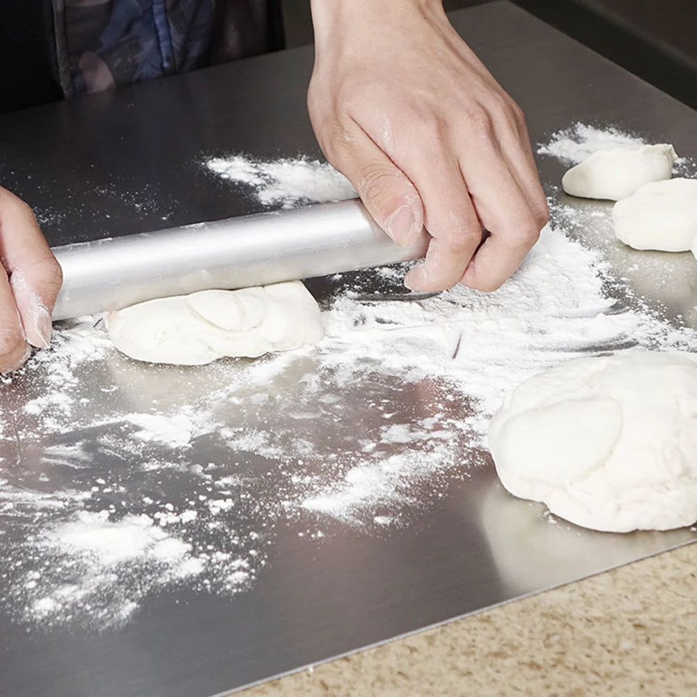 

Stainless Steel Cutting Board Rolling Panel Anti-Slip Mildew-Resistant Chopping Board Home Kitchen Gadgets