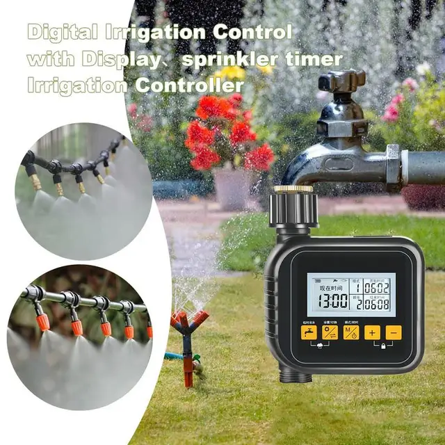 Digital Irrigation Control with Display - Irrigation Computer Water Timer - Irrigation Control - Irrigation System - Automatic 4