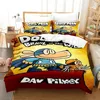 3D Print Cartoon Dog Man Bedding Set Quilt Bed Cover Comforter Duvet Cover Pillow Case 2-3 Pieces Sets Kids Adult Bedroom Decor 3