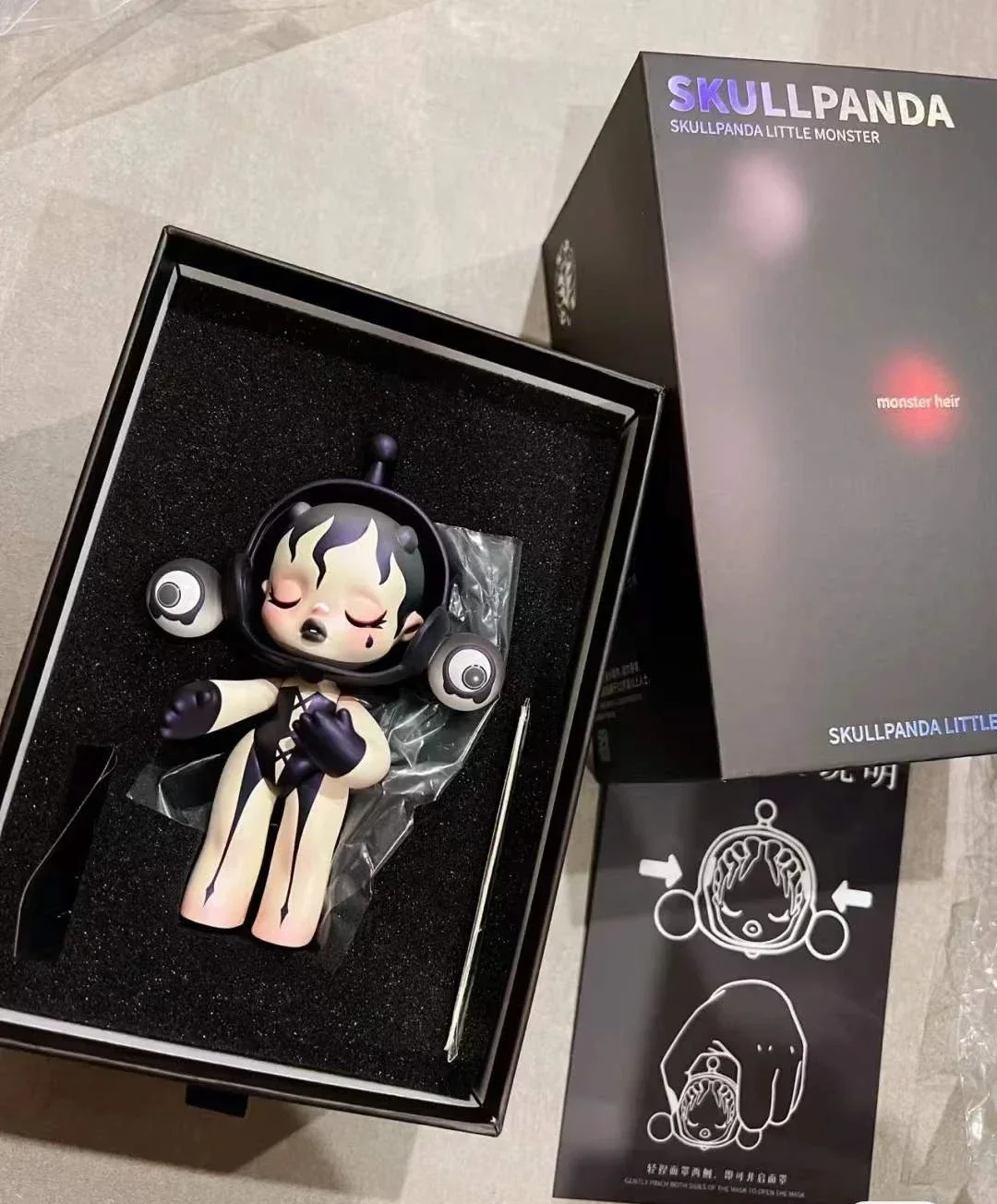 その他 POPMART SKULLPANDA MONSTER SUNNY POP MART x SKULLPANDA Little Monster Sunny Limited Art Toy