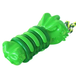 Interactive Squeaky Dog Ball - Bouncy Toy for Small/Medium Dogs, Assorted Colors (Green)
