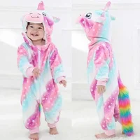 Rocklon Baby Rompers Winter Kigurumi Lion Costume For Girls Boys Toddler Animal Jumpsuit Infant Clothes Pyjamas Kids Overalls Ropa Bebes - Image 3