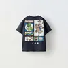 New Design Tees 1-7Age Children Clothing Casual Loose Trendy Tops Cute Short Sleeve TShirts Printing Tops For Boys And Girls 5