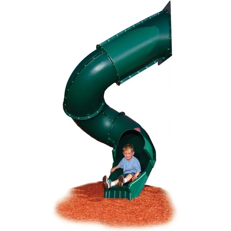 7 ft.Turbo Tube Slide , Green