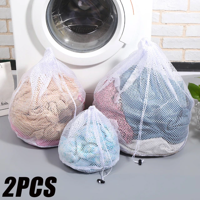 Grand Sac à illant en Maille pour Sous-Vêtements, Chaussettes,  Soutien-Gorge Sale, Rangement de Chaussures, Machine à Laver, Couverture de  Vêtements et viser, 1/2 Pièces - AliExpress