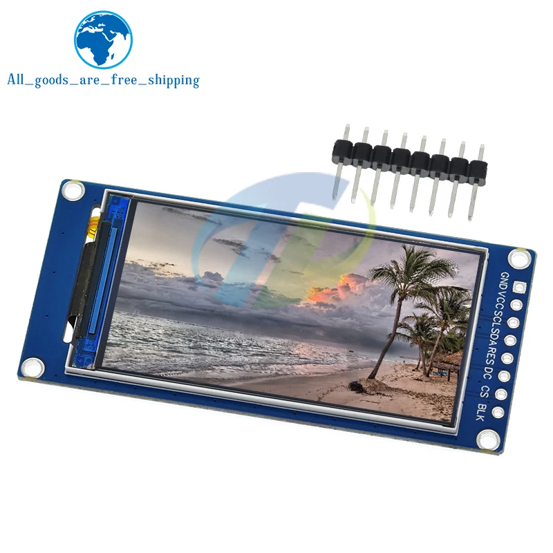 TZT IPS Ǯ ޱ TFT ÷ ũ, LCD ũ, ÷ ÷ , SPI  Ʈ, ȭ 170x320, ST7789, 1.9 ġ