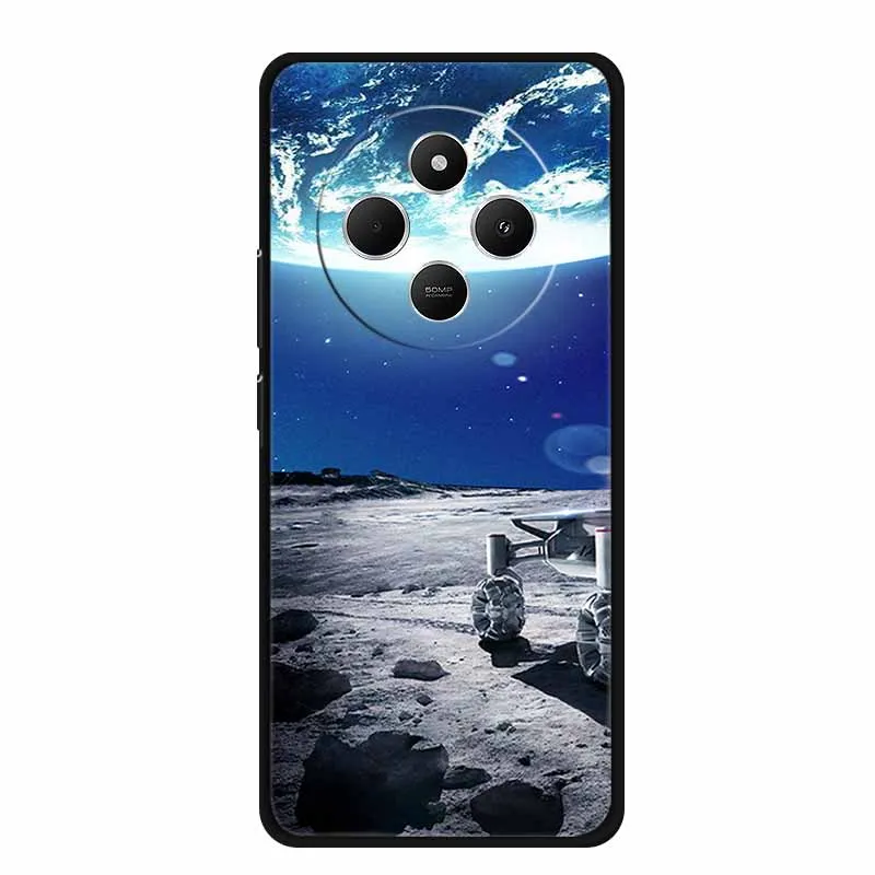 Sleek Black Silicone Shockproof Phone Case - Soft Protective Back Cover