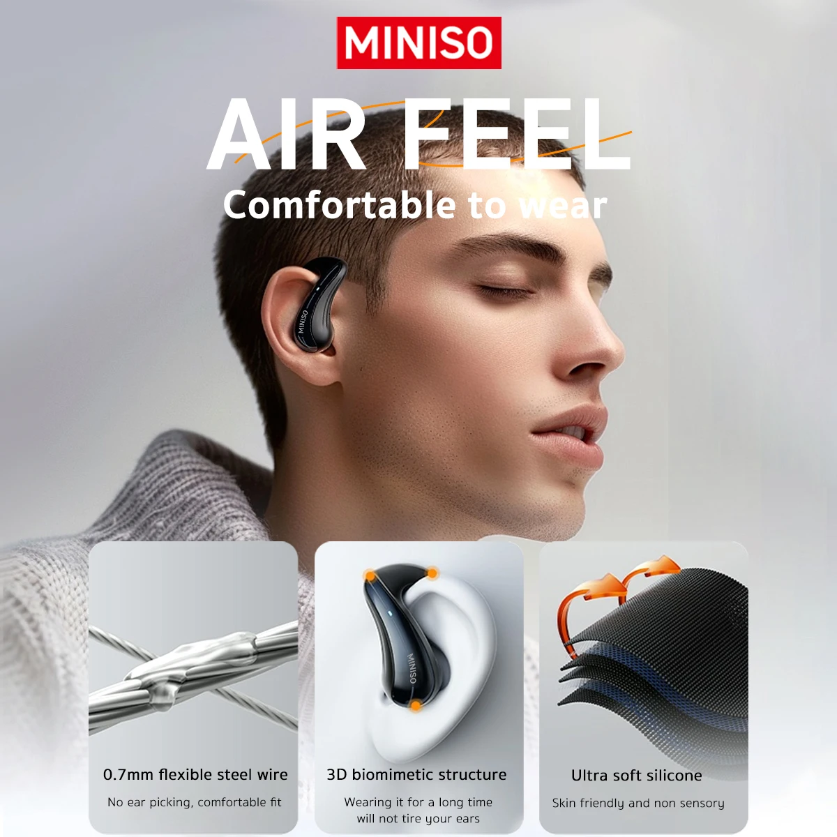 MINISO X8 Bluetooth Earphones TWS Sports Wireless Headphones