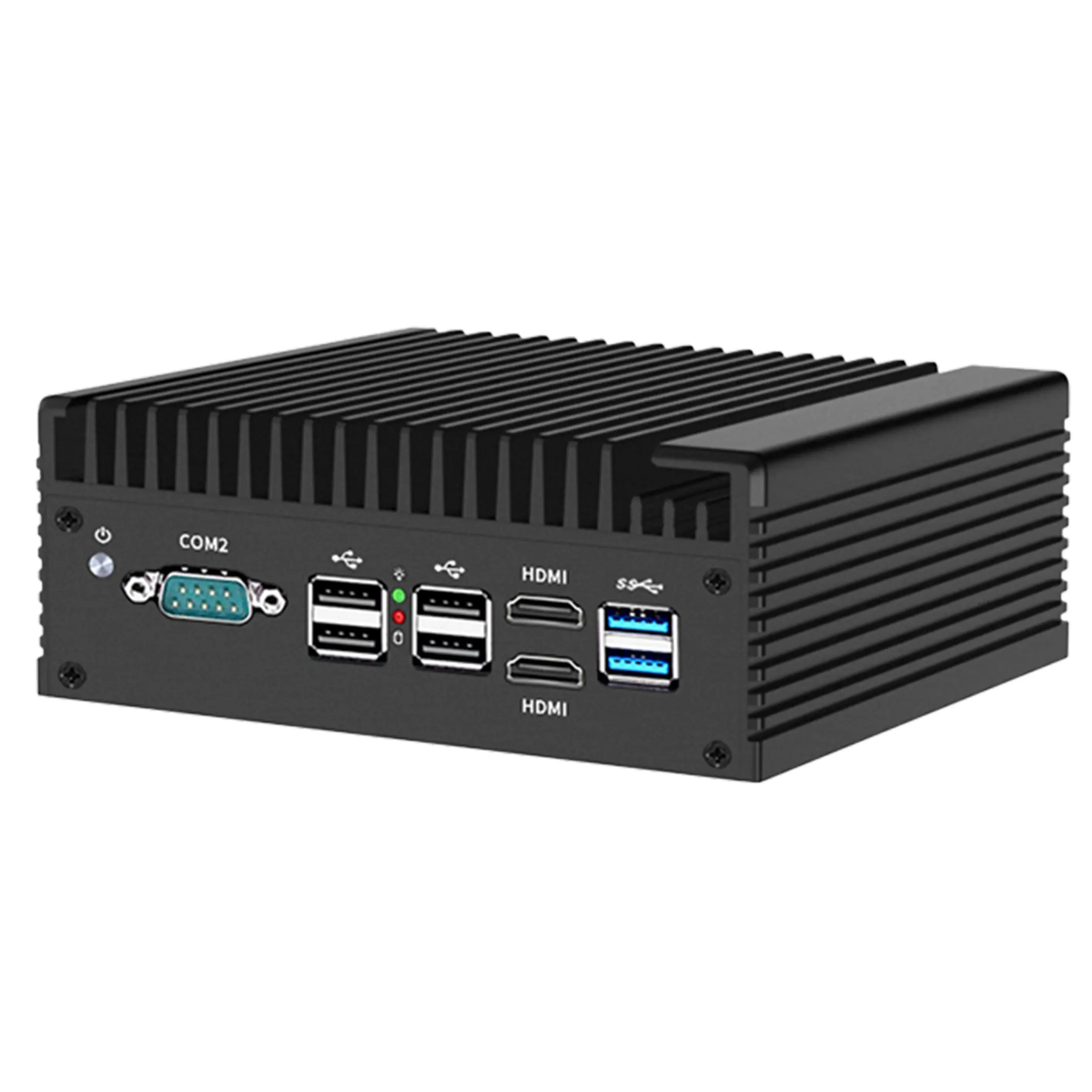 Firewall Appliance Mini PC 12th Gen Intel i3 N305 N100 2.5G Soft Router 4x i226-V LAN DDR5 2*COM Longer Fins Efficient cooling 6