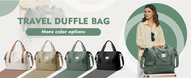 Borsone Da Viaggio Pieghevole 30L - Bagaglio A Mano Per Cabina, Sport E Weekend - Foto 3