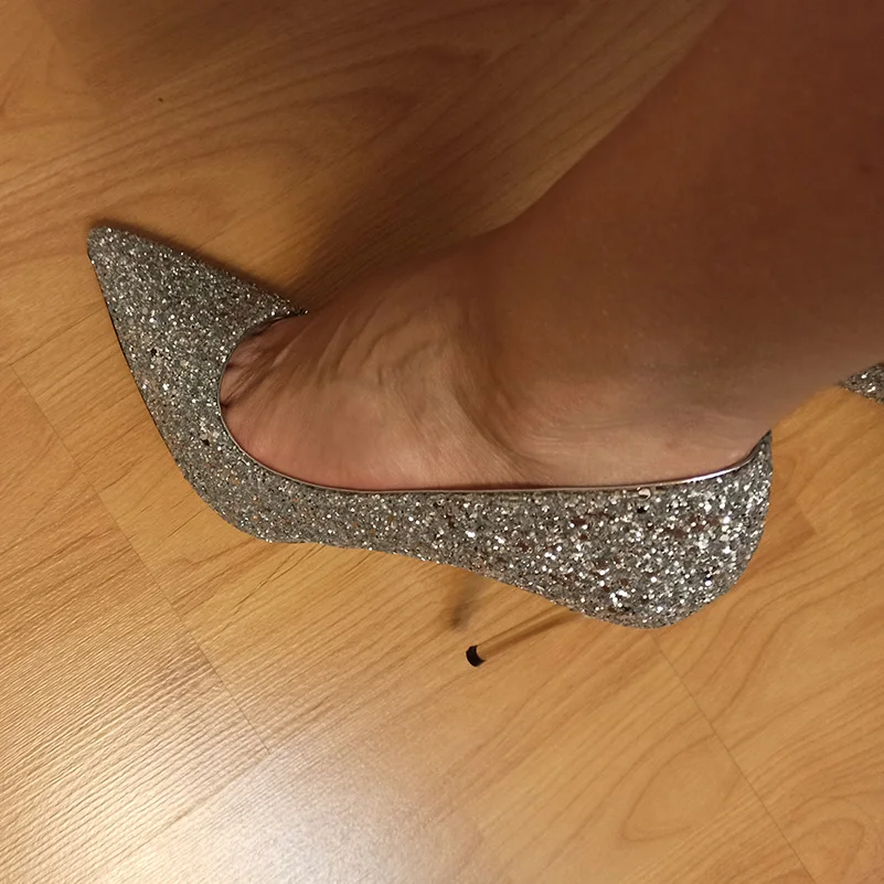 Public Desire Effie Gold Sparkly Diamante Ankle Strap Platform Court High  Heels in Brown | Lyst