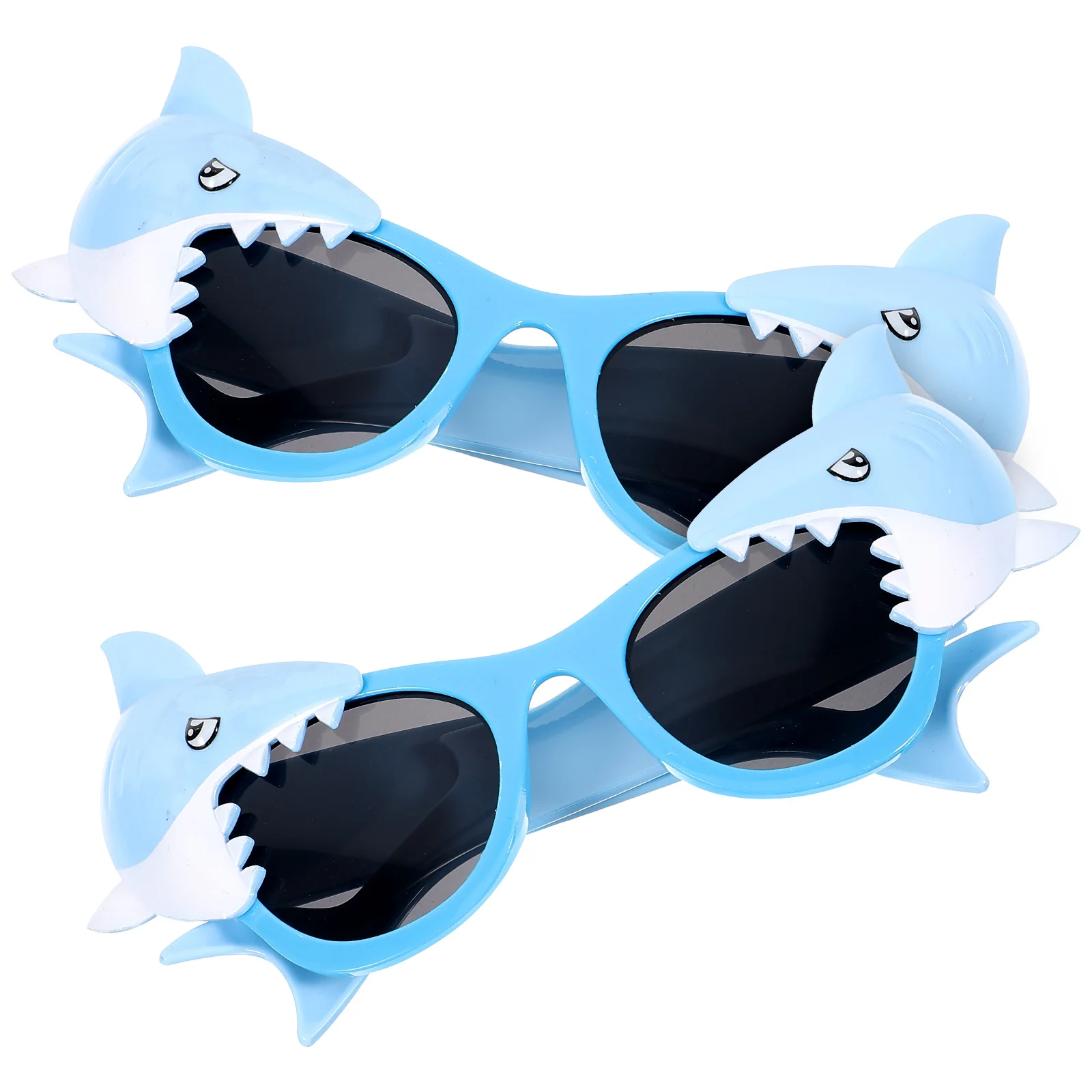 

2 Pcs Party Spectacles Kids Glasses Sunglasses Funny Eyeglasses Birthday Gift Internet Celebrity Shark Child for