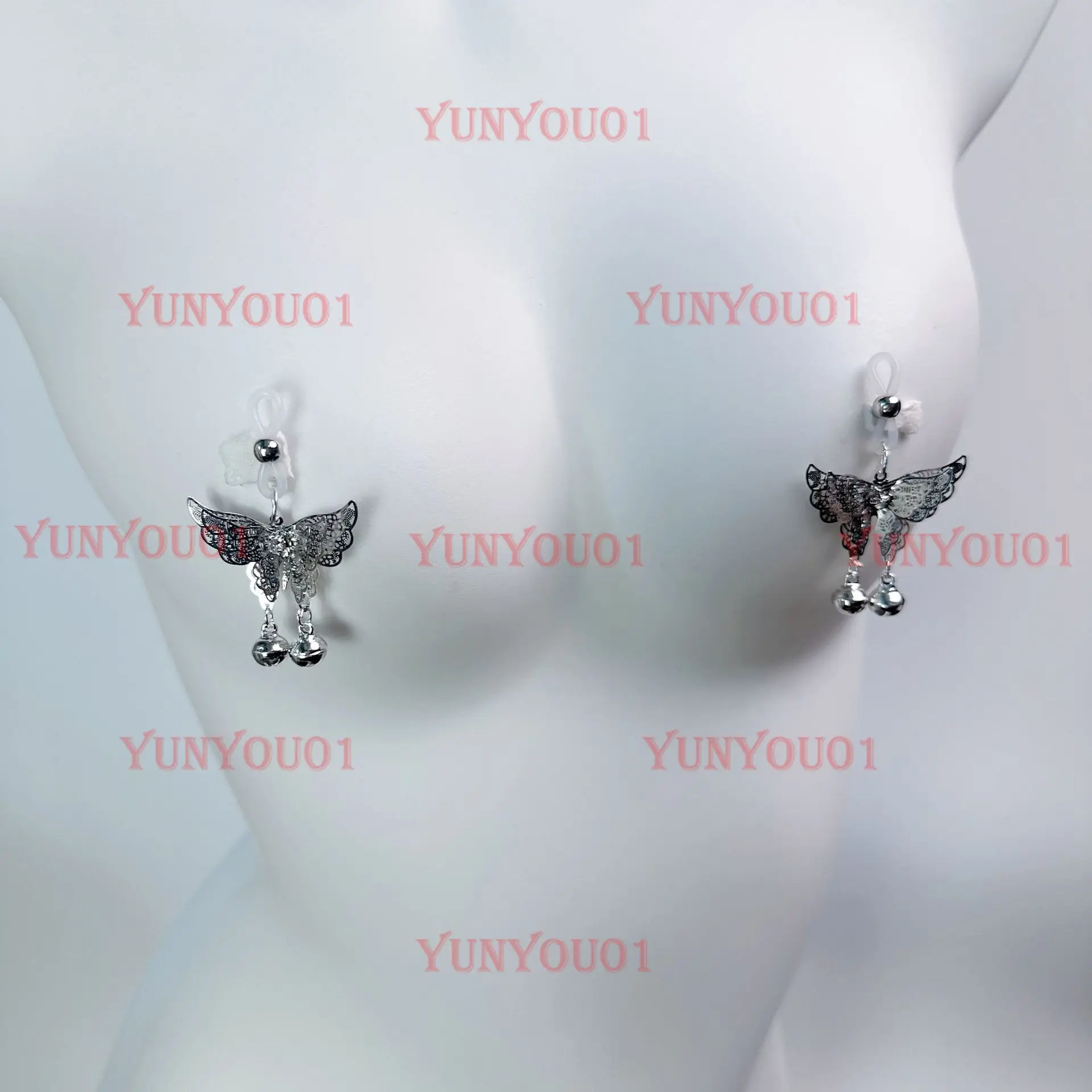 Butterfly Bell Collar One-piece Chain Body Chain Strawberry Grape Clip Rubber Band Clip