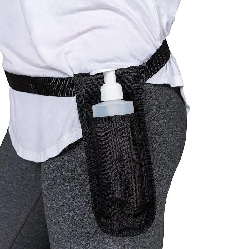 Plastic Buckle Massage Bottle Waist Holster Single Double Design Portable Holder for Physical Therapists Outdoor Use