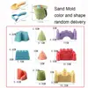 6Pcs/Set Sand Toys Set Beach Castle Bucket Shovel Rake Mold Digging Sand Kit Parent-Children Interactive Outdoor Game For Kids 6