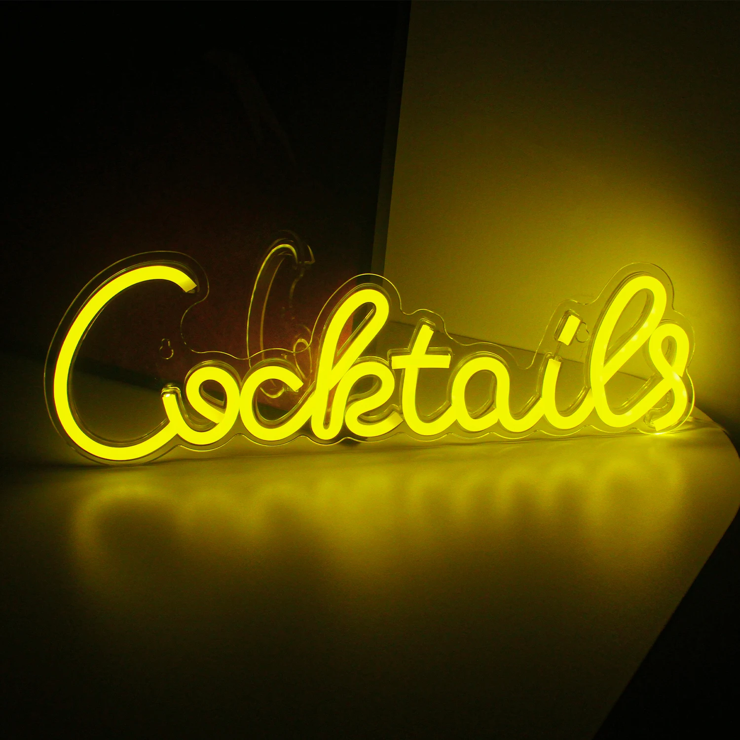 Led Neon Sign Light Cocktail Handmade Neon Bar Night Light Bar Shop Pub Store Club Nightclub Neon Light Board 5V Usb Power