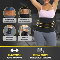 Sauna taille formateur minceur ceinture femmes gymnastique Fitness Cincher ventre contrôle Corset sueur gros brûlant femmes corps Shaper perte de poids 6