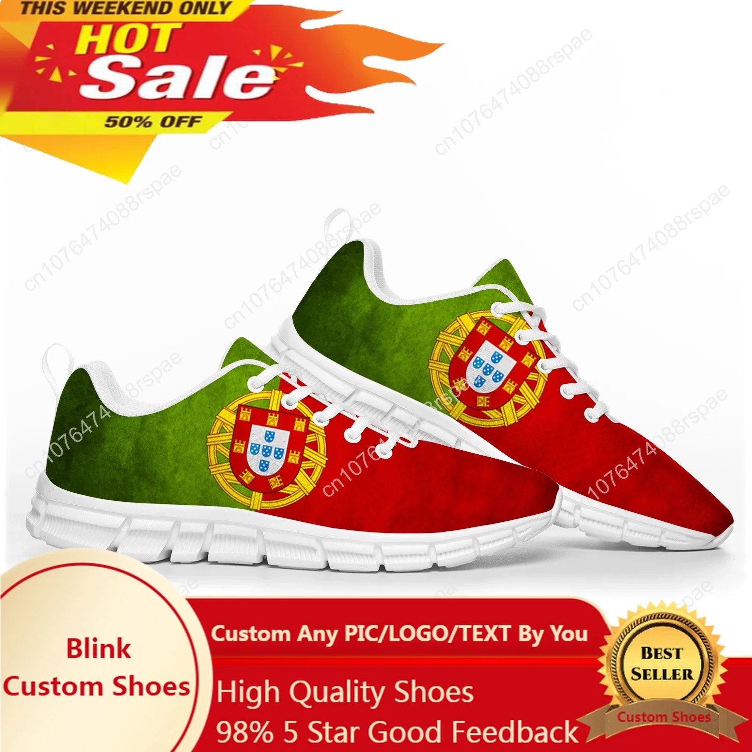 

Portugal Flag Sports Shoes Mens Womens Teenager Kids Children Sneakers Portugal Casual Custom High Quality Couple Shoes