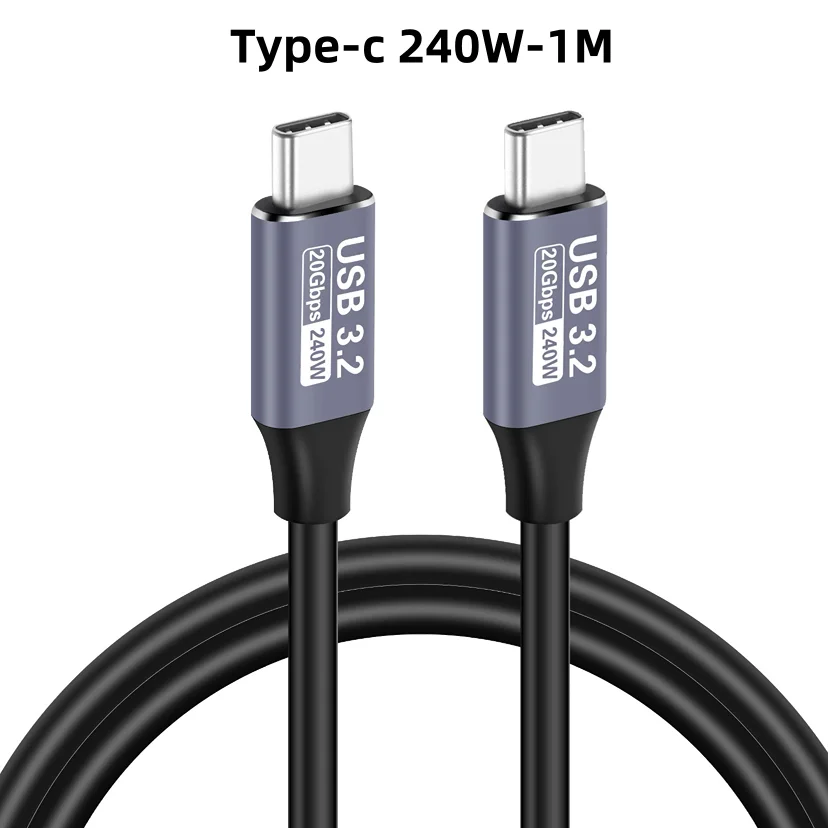 Ultra High-Speed 8K USB4 Cable with 240W Fast Charging and Data Transfer