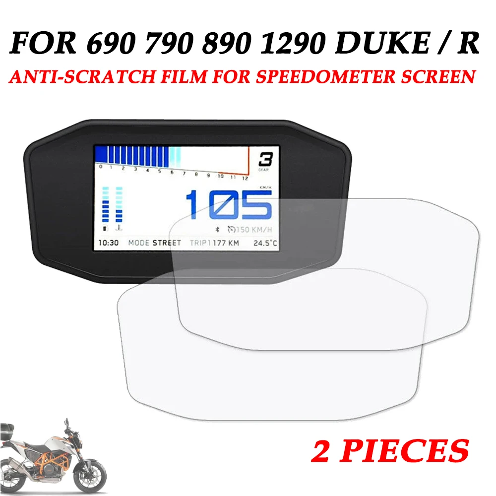 Motorcycle Screen Protector Cluster Scratch Protection Film For KTM Duke790 Duke 690 890 Duke 1290 Super R Motorcycle