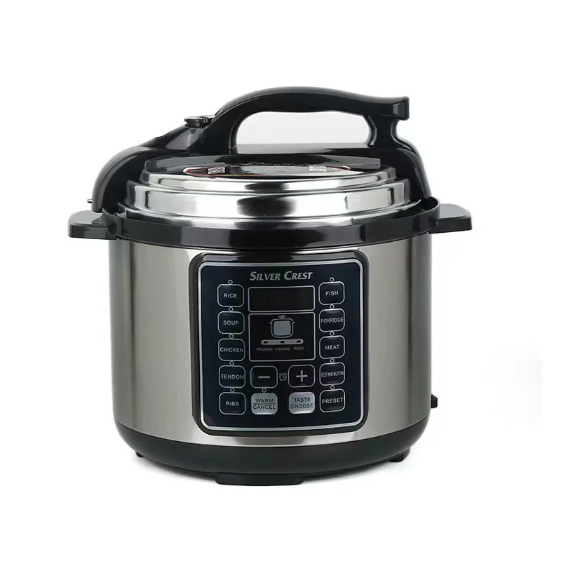 Description Picture 5 of item6L electric pressure cooker 1500W household multifunctional electric pressure cooker stew soup cooking timer fully automatic