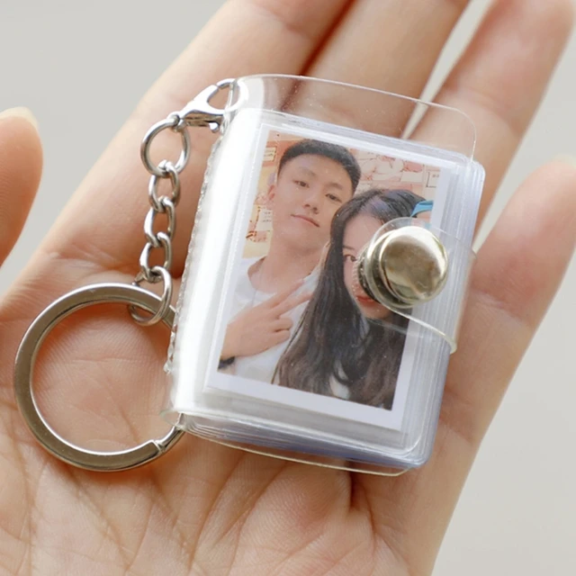 Mini Photo Album Keychain Instant Picture Album Pendant Id Photo