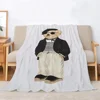 POLO BearS Hairy Blankets for Bed Throw Designer Blanket King Size Luxury Blankets and Throws Fluffy Plaid Beach Towel Knee Soft 3