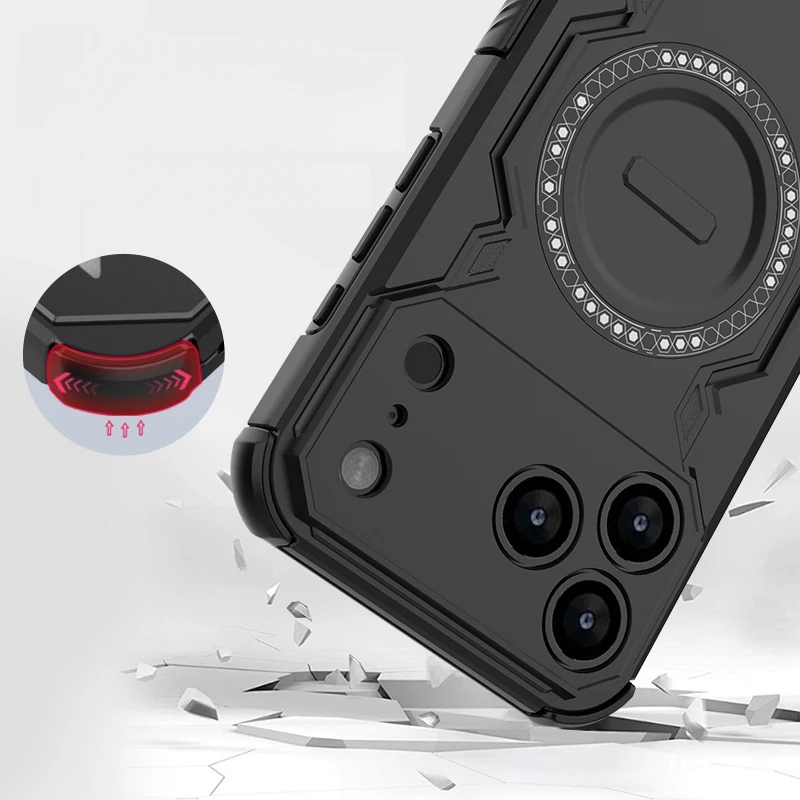 Enhanced Protective Magsafe Wireless Charging Phone Case