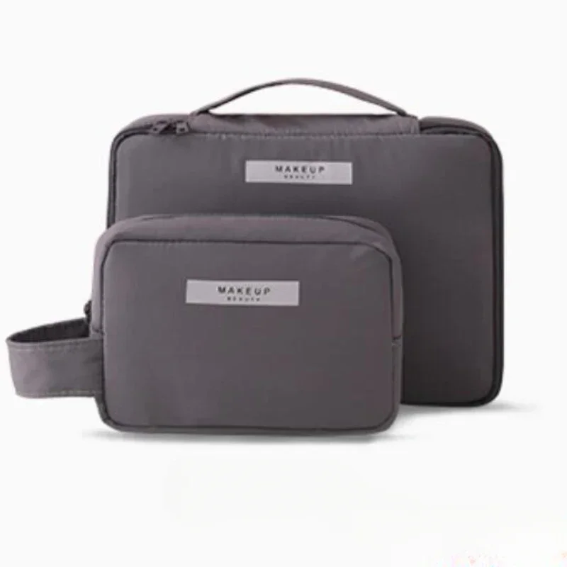 Water-resistant Portable Travel Makeup and Skincare Organizer with Large Capacity
