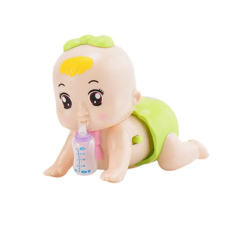 Electric Plastic Crawling Doll Early Education Puzzle Toy Cognitive Observational Companion Ability Baby Child Children Tra J2E9 5