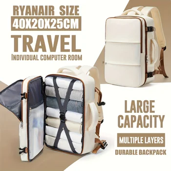 Zaino per notebook da viaggio 40x20x25 Ryanair borsa per laptop uomo donna borsa da cabina impermeabile da lavoro borsa da scuola zaino da trasporto 1