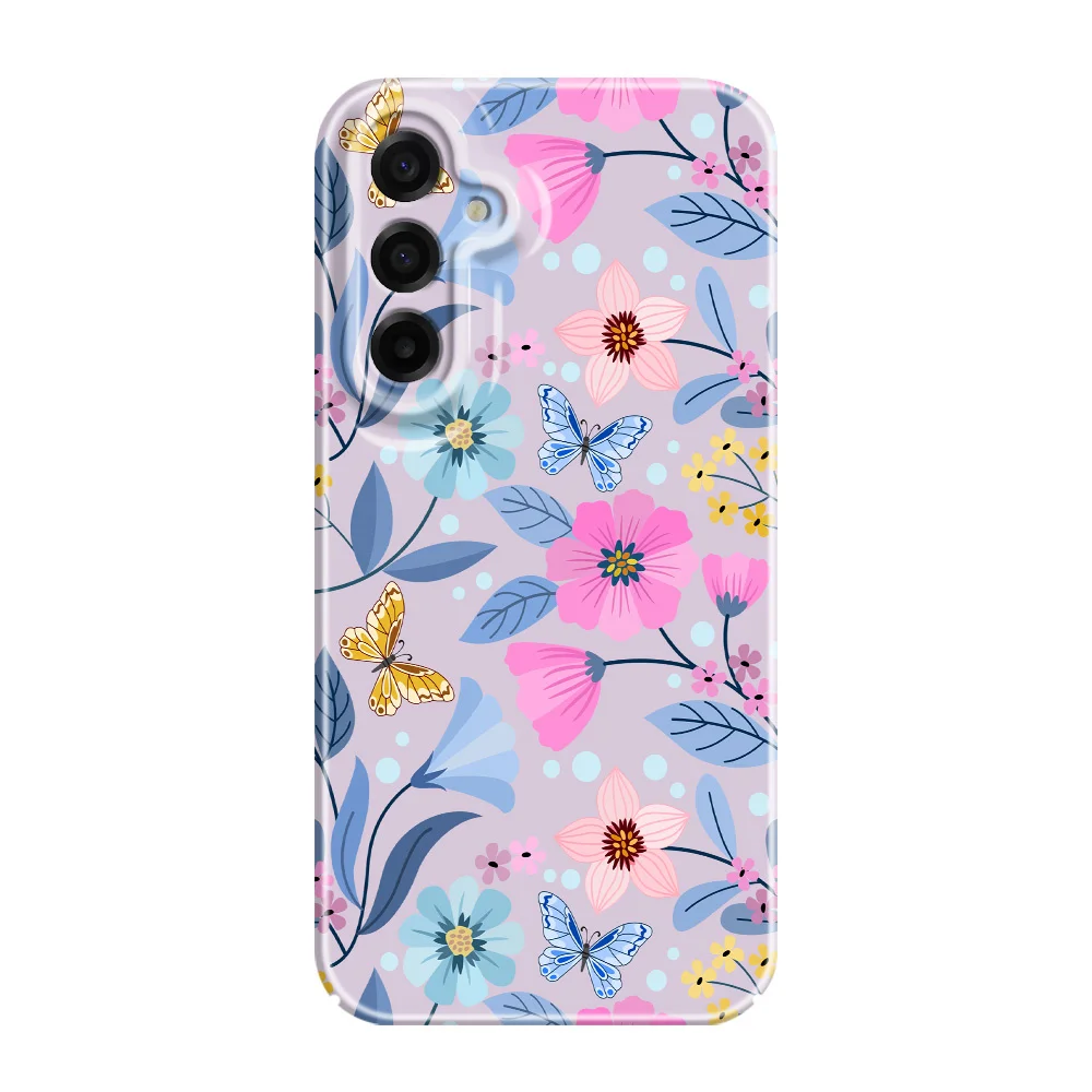 Vibrant Floral Hard Phone Case - Bright Flowers Design